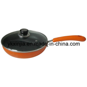 Utensilios de cocina Bandeja de aluminio antiadherente con tapa Cookware